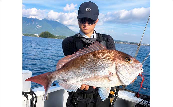 島原沖タイラバゲームで良型交じりに本命マダイが好反応中！【沖釣り釣果速報5選・大分／熊本】