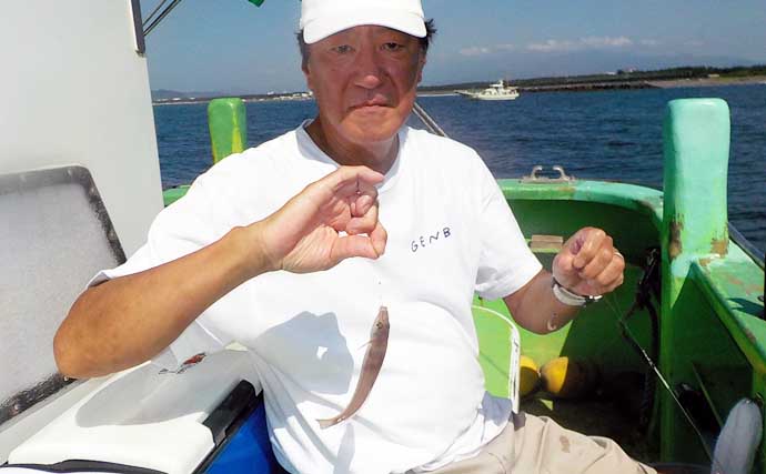 相模湾の船キス釣りでトップ45尾【ちがさき丸】振分け仕掛けに好反応！