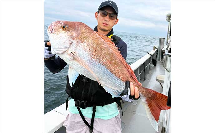 島原沖タイラバで70cm超えの大物交えマダイ好ヒット中【船釣り最新情報5選・大分／熊本】