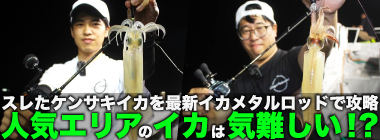 「テクニカルなゲームでこそ威力発揮！」最新イカメタルロッドでケンサキイカを攻略【福井】
