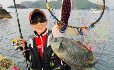 夏磯フカセ釣りで良型クロとイサキが好反応【大分】新発売ウキを使い分けて…