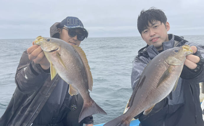 シーズン終盤のイサキSLJで本命連発【じらまる・下関】マダイにキジハタに魚種も多彩！
