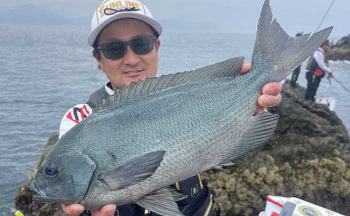 夏磯フカセ釣りで良型クロとイサキが好反応【大分】新発売ウキを使い分けて攻略！