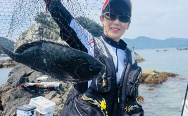 磯フカセ釣りで良型クロの入れ食いを堪能！ 特級磯では49cmも登場【大…