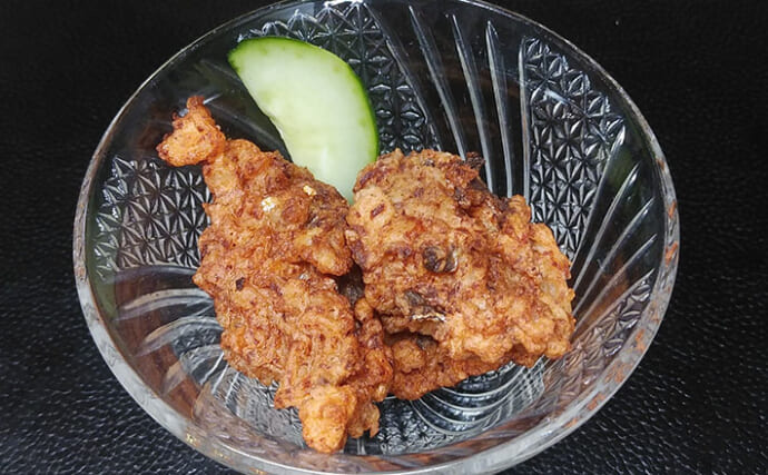 釣魚で作る「ビールのおつまみ」レシピ：ヒラの揚げ身　つなぎは少なめに！