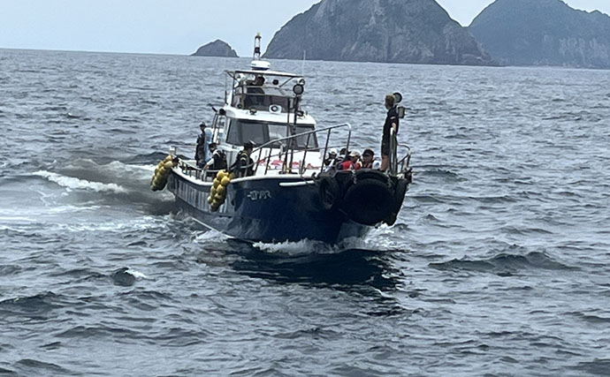 宮之浦の磯でのフカセ釣りで40cm級クロが連発！【長崎・丸銀釣りセンター】月例会で好釣果