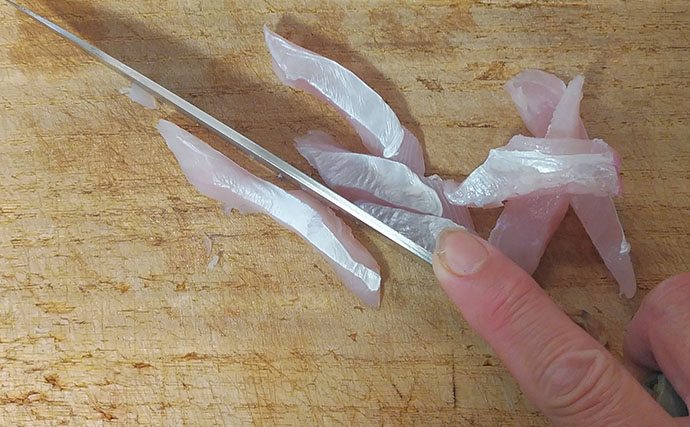 釣魚で作る「お酢活用」レシピ：ウスバハギの酢洗い　漬け時間は5分程度でOK