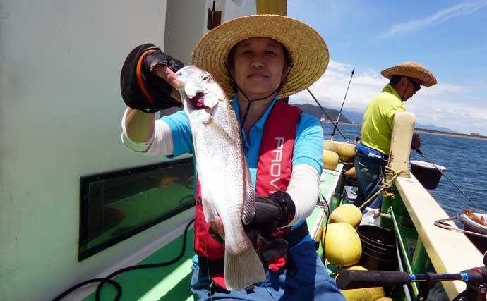相模湾のLT（ライト）五目釣りで大型アジにシロアマダイなど多彩釣果！【まごうの丸】