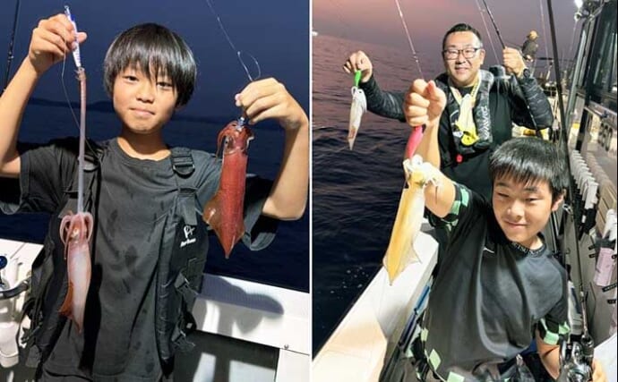 イカメタルでシロ（ケンサキ）イカ連発！ 関西エリアの【船釣り特選釣果7選】