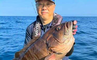 金洲の五目釣りで5kg級マハタ！泳がせにヒット【船のエサ釣り釣果速報1…