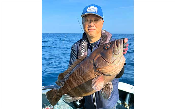 金洲の五目釣りで5kg級マハタ！泳がせにヒット【船のエサ釣り釣果速報12選・愛知／静岡】