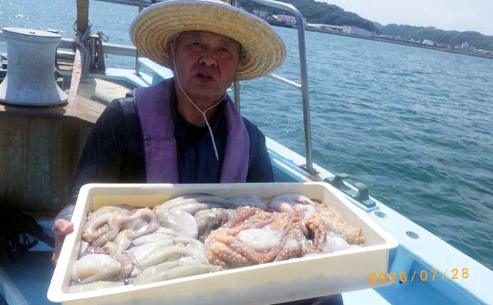 金洲の五目釣りで5kg級マハタ！泳がせにヒット【船のエサ釣り釣果速報12選・愛知／静岡】