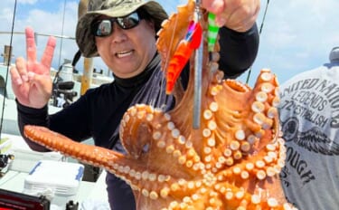 島原沖で1～2kgクラス交じりにマダコ好ヒット中！【船釣り最新情報5選…