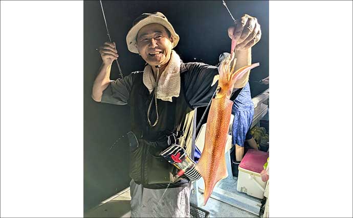 イカメタルでヤリイカ大型サイズゲットのチャンス！【夜焚きイカ釣り最新情報20選・福岡】