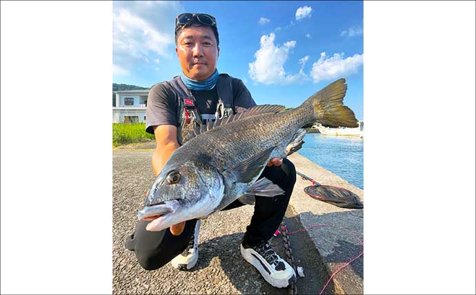 「55.5cm」巨大チヌが浮上！【鹿児島】指宿の岸壁ヘチ釣りで良型が続々ヒット