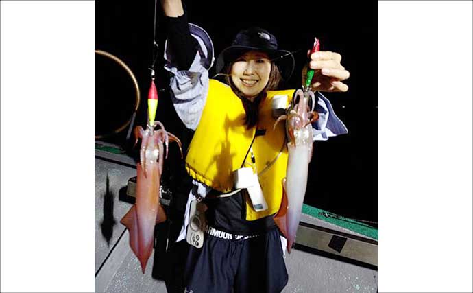 玄界灘でも響灘でもイカ三昧！夜焚きイカ釣り絶好調キープ【船釣り最新情報18選・福岡】