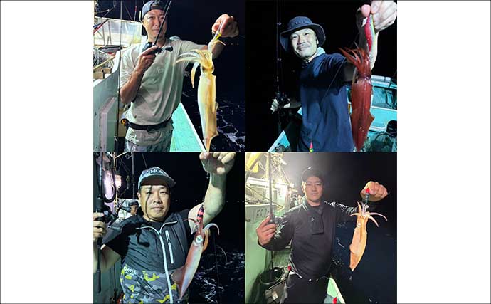 玄界灘でも響灘でもイカ三昧！夜焚きイカ釣り絶好調キープ【船釣り最新情報18選・福岡】