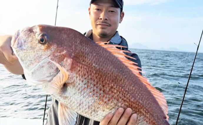 島原沖のタイラバで74cmマダイ！釣果上向き【沖釣り釣果速報5選・大分／熊本】