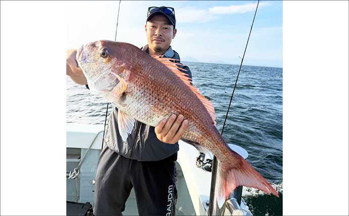 島原沖のタイラバで74cmマダイ！釣果上向き【沖釣り釣果速報5選・大分／熊本】