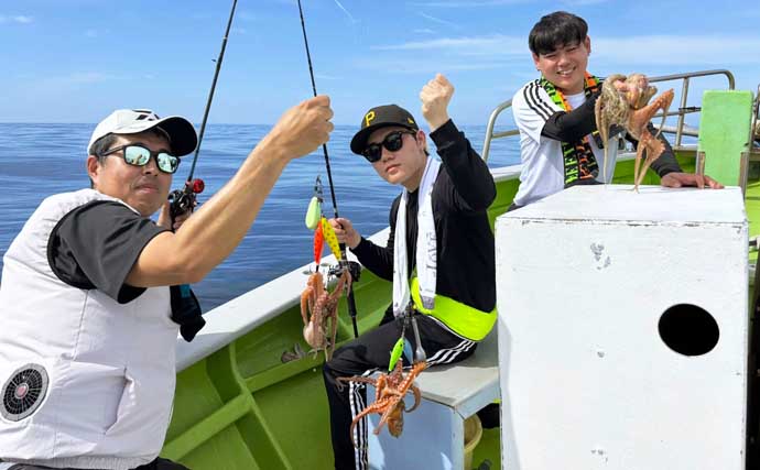 泳がせで5.6kgマハタ堂々浮上！沖釣りに盛期到来【船釣り作戦変更情報7選・愛知／静岡】