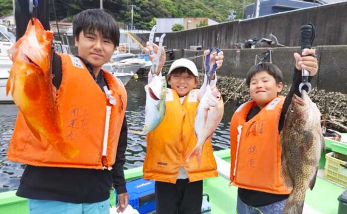 レンタルボートでのファミリーフィッシングで多彩魚種【船のエサ釣り最新情報7選・三重】