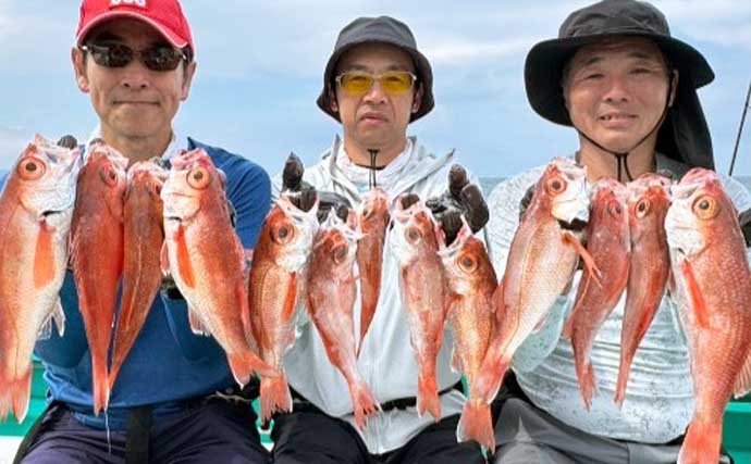 ライトジギングでマダイ26匹と爆釣！【沖釣り釣果速報9選・北陸】