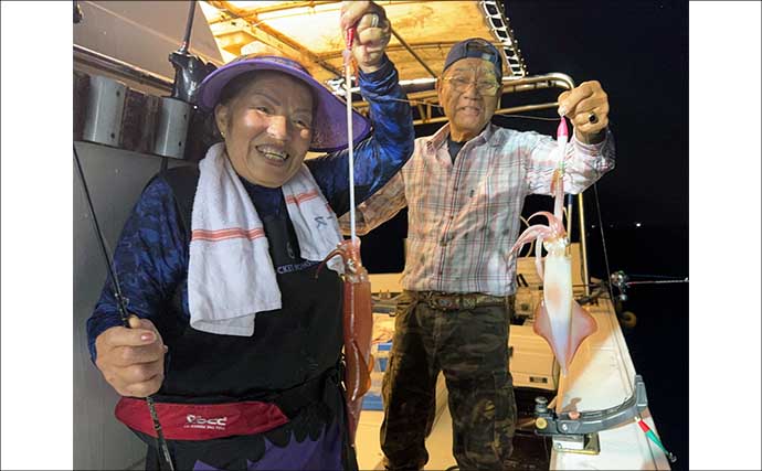 大型率高め！ヤリイカ爆釣継続中【夜焚きイカ最新釣果情報14選・福岡】