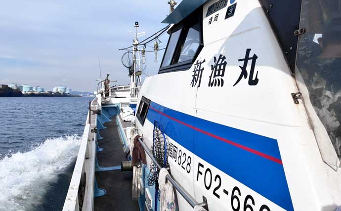 明るい時間はマダイで夜はヤリイカ53杯【響灘】夏の船釣りをガッツリ満喫！