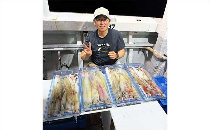 半夜便でマイカ（ケンサキ）爆釣！好調継続中【沖釣り釣果速報7選・北陸】
