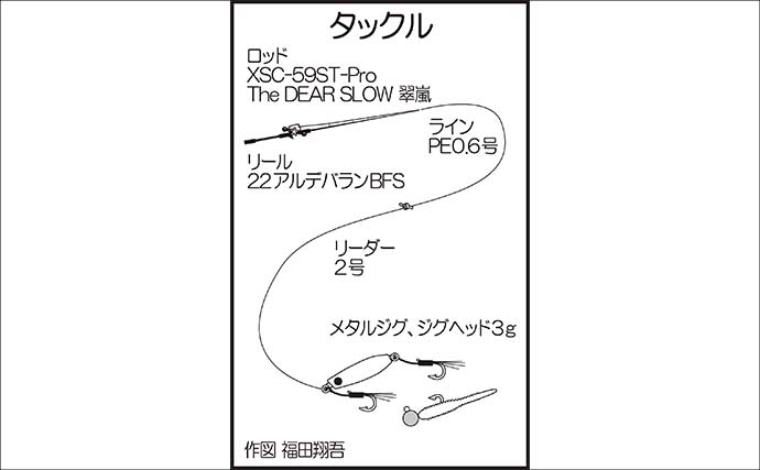 軽量メタルジグ使った陸っぱりライトゲームでクエ（アラ）登場！【呼子・佐賀】