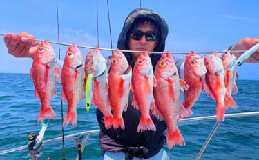 アカムツジギングにあえて「スピニング」で挑戦【富山湾】 まさかの7匹キ…