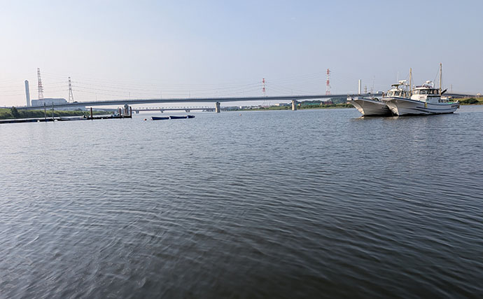 江戸川放水路のボートハゼ釣りで17cmヒネハゼ含み63尾と好釣果！【林遊船】