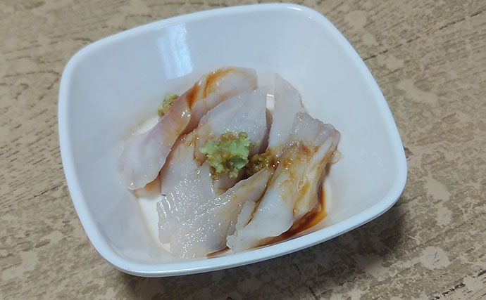 釣魚で作る「お酢活用」レシピ：ウスバハギの酢洗い　漬け時間は5分程度でOK