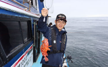 船カサゴ釣りで56尾【釣友丸・茨城】根掛かり恐れず底を攻める姿勢が釣果…
