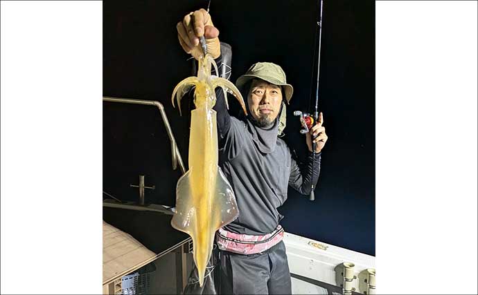 掛けたマイカが次々とマダイの餌食に！ 良型連発も横取りに苦戦したイカメタル釣行【福井】