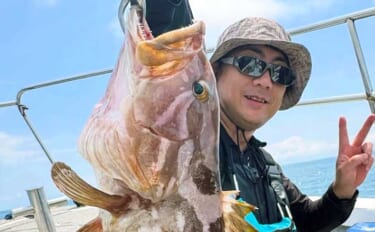 クエもヒット！タテ釣りで青物にマダイに根魚と多彩魚登場【船エサ釣り釣果…