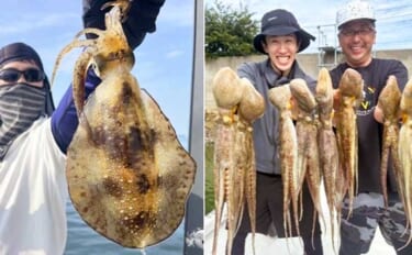 ボートエギングでアオリイカと対面成功！【沖のルアー釣果速報6選・愛知／…