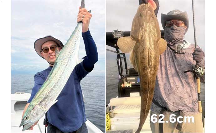 ボートエギングでアオリイカと対面成功！【沖のルアー釣果速報6選・愛知／静岡】
