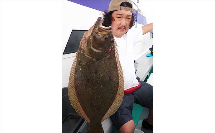 父娘でヒラメ釣りに挑戦！娘が8尾でまさかの竿頭＆父も6尾をキャッチ【忍丸・飯岡沖】