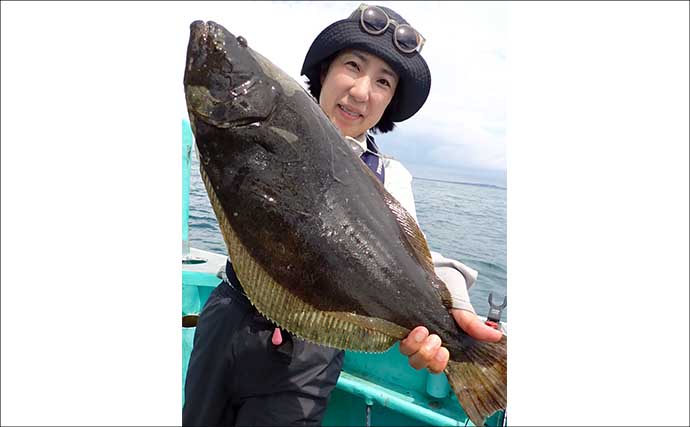 父娘でヒラメ釣りに挑戦！娘が8尾でまさかの竿頭＆父も6尾をキャッチ【忍丸・飯岡沖】