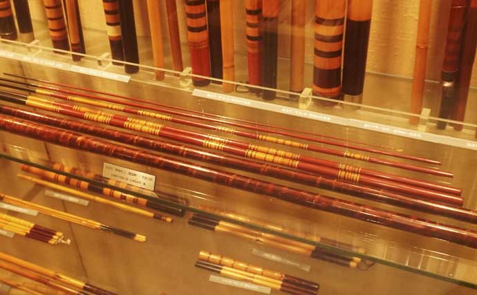 まるで芸術作品？ 昭和20～30年代に作られた「用途不明」の和竿が美しい【釣り文化資料館】