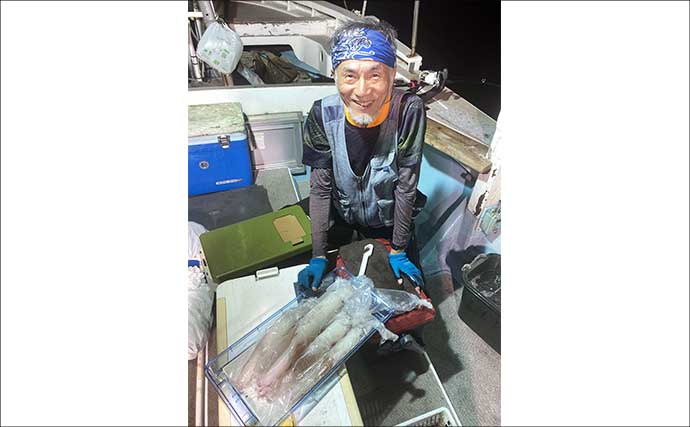 大型ヤリイカ主体で好調キープ中！【夜焚きイカ釣果速報18選・福岡】