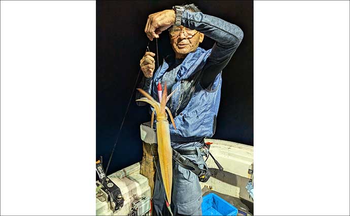 大型ヤリイカ主体で好調キープ中！【夜焚きイカ釣果速報18選・福岡】