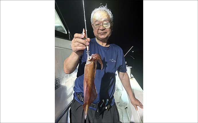大型ヤリイカ主体で好調キープ中！【夜焚きイカ釣果速報18選・福岡】