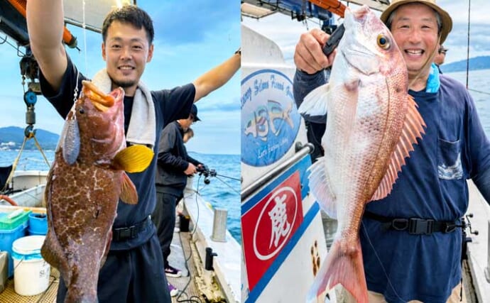 落とし込み＆ひとつテンヤのリレー便で美味魚を好捕　関西エリアの【船釣り特選釣果7選】