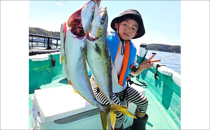 子どもが青物と真っ向勝負！ サポートなしで「ワラサ＆良型ハマチ」を連続キャッチ【串本カセ釣り】