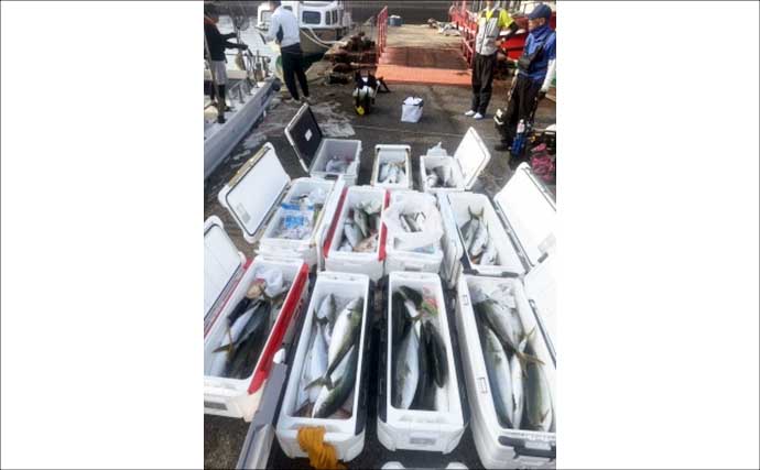 淡路沖の落し込みサビキ釣りでブリをキャッチ！　関西エリアの【船釣り特選釣果7選】