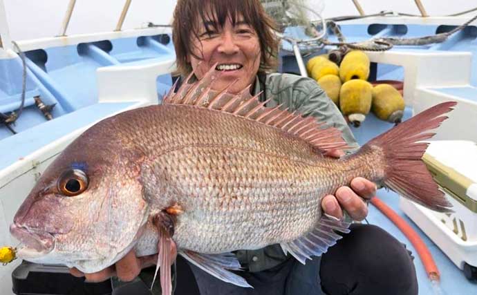 大原港の一つテンヤ釣り大会で5.85kgマダイが優勝【千葉】上位3人は全員5kg超え