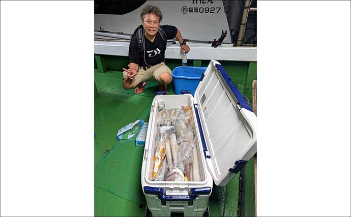 落とし込み釣りで大型ヒラマサ！エサ付きも良好【船のエサ釣り最新釣果情報9選・福岡】