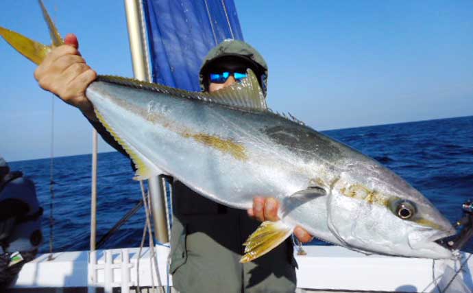 落とし込み釣りで大型ヒラマサ！エサ付きも良好【船のエサ釣り最新釣果情報9選・福岡】